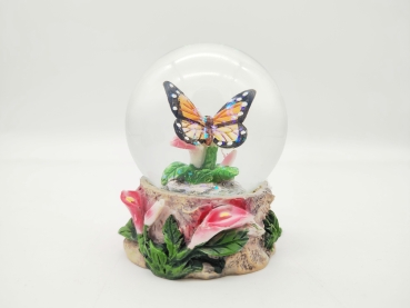 Glitter Ball Butterfly Orange